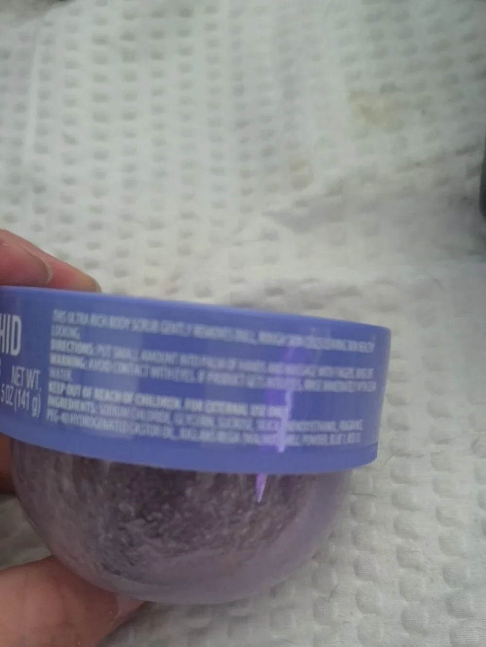 Brazilian Orchid Exfoliating Sugar Scrub - Purple Orchid & Sandalwood